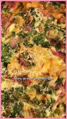 Tarte filo croustillante à l'ail et au persil