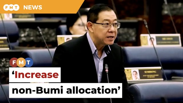 Increase non-Bumi allocation to 10% in next budget, says LGE