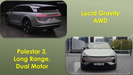 2025 Lucid Gravity AWD VS Polestar 3, Long Range, Dual Motor