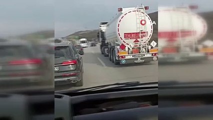 Yer: Bursa... Tartıştığı sürücüye küllük fırlattı