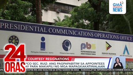 PCO Sec. Ruiz - Ang pagpapabitiw sa appointees ay para makapili ng mga mapagkakatiwalaan | 24 Oras