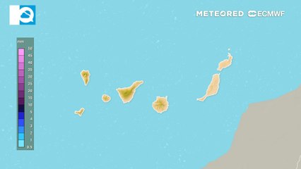 En las próximas horas las lluvias descargarán con fuerza en Canarias