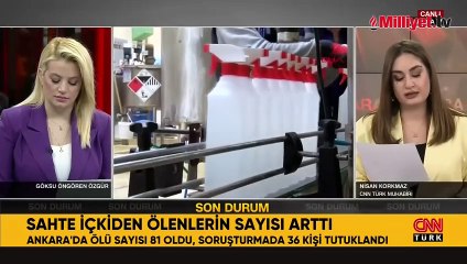 Ankara'da sahte içkiden 81 can kaybı