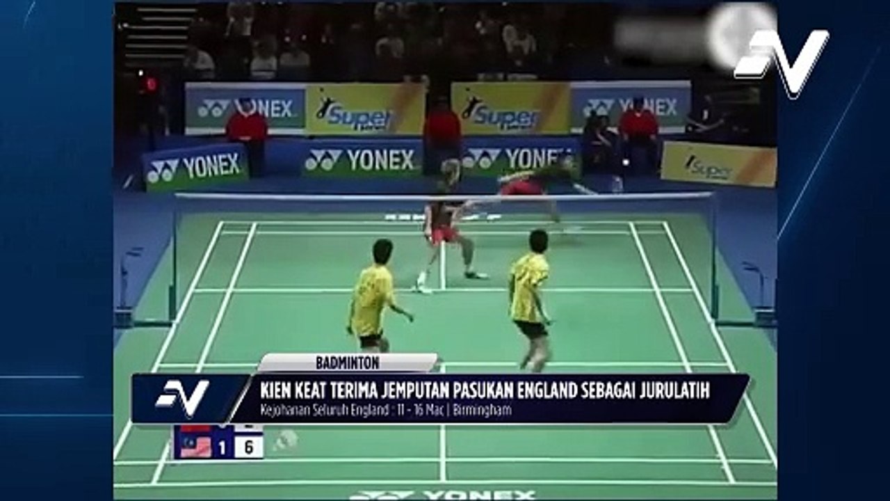 Koo Kien Keat dijemput untuk jadi jurulatih jemputan selama sebulan bersama skuad England