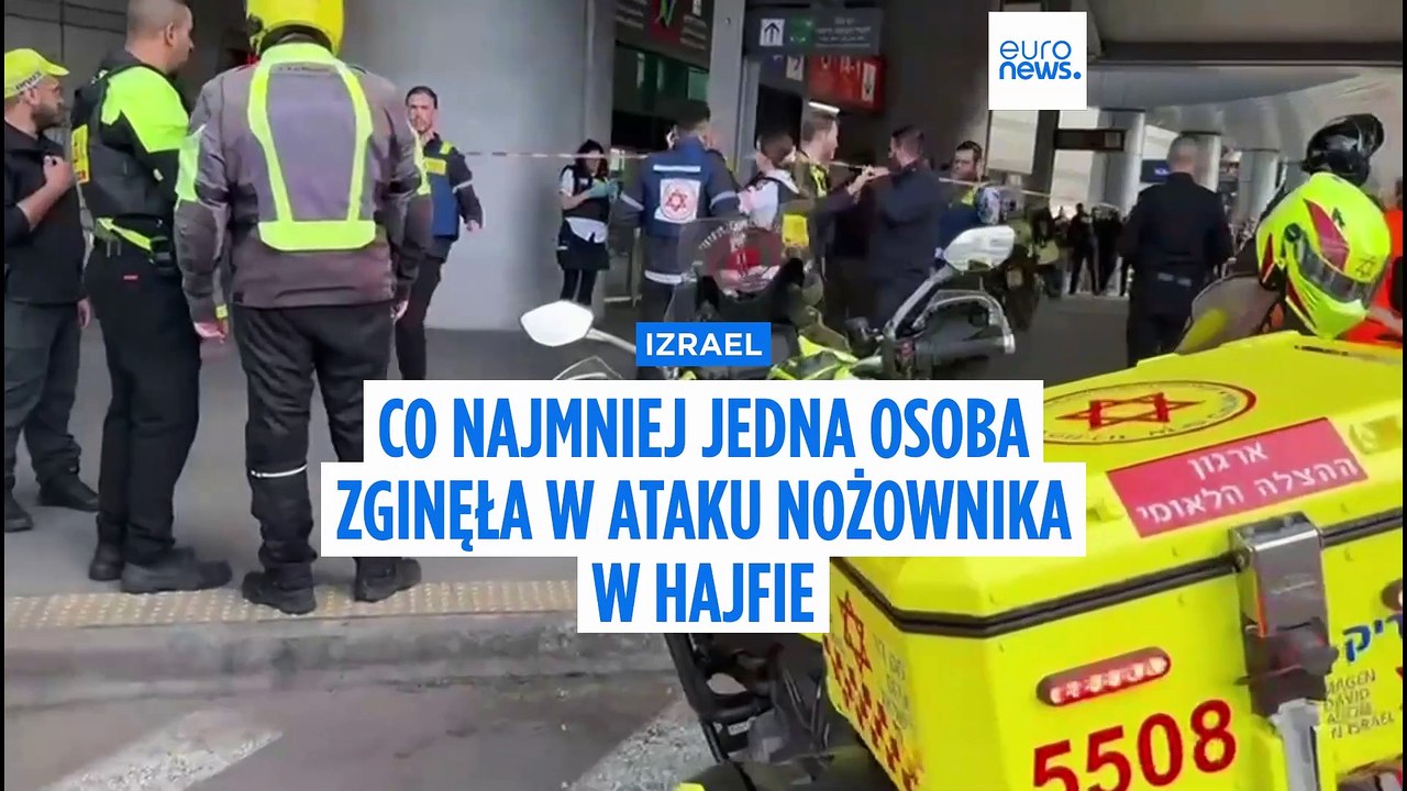 Jedna osoba zginęła a cztery zostały ranne w ataku nożownika w Izraelu