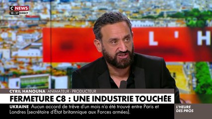 Cyril Hanouna évoque la fin de C8 chez Pascal Praud