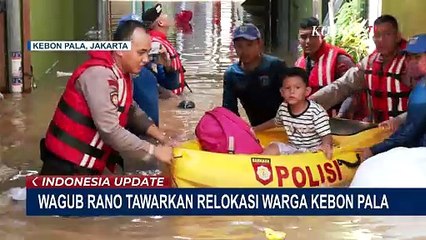 Tinjau Banjir di Kebon Pala, Wagub Rano Karno Tawarkan Warga Relokasi ke Rusun Jagakarsa