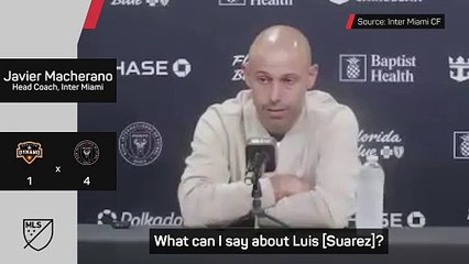 Luis Suarez a 'privilege' to have at Inter Miami - Mascherano