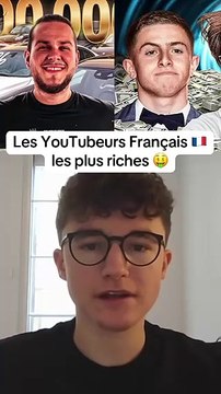 Les YouTubeurs Français 🇫🇷 les plus riches 🤑 #youtubeur #youtube #michou #squeezie #argent