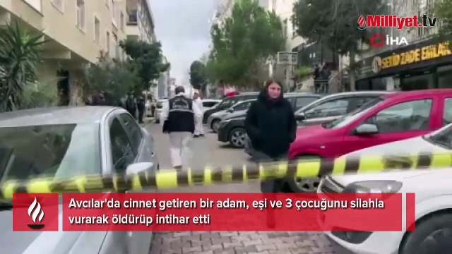 İstanbul'da vahşet! Eşini ve 3 çocuğunu öldürüp intihar etti