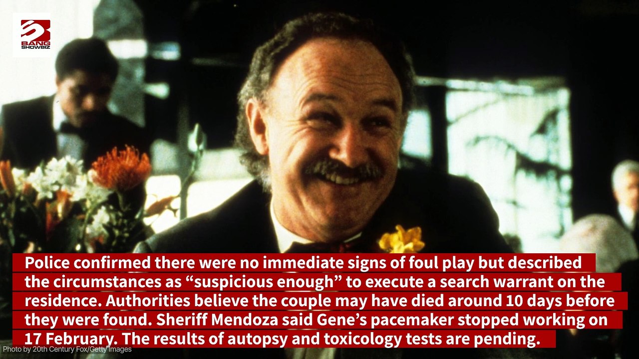 Police investigating the deaths of Gene Hackman and his wife Betsy Arakawa say they have identified a “significant” piece of evidence