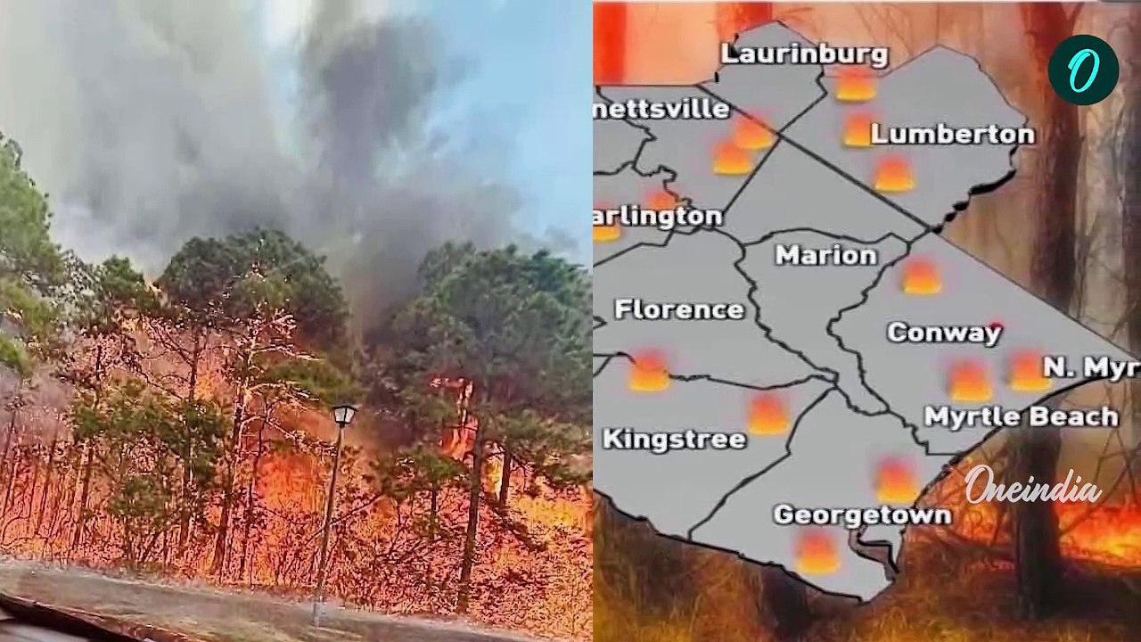 Another Firestorm in US: Devastating Wildfires Rip Through Carolinas, Thousands Forced to Evacuate