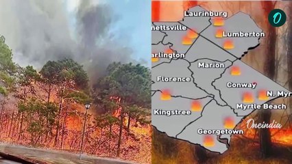 Another Firestorm in US: Devastating Wildfires Rip Through Carolinas, Thousands Forced to Evacuate