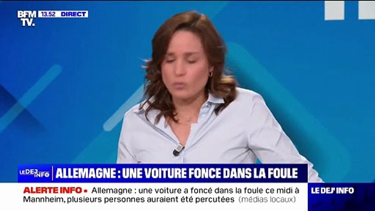 Allemagne: intervention policière à Mannheim après qu'une voiture a foncé dans la foule