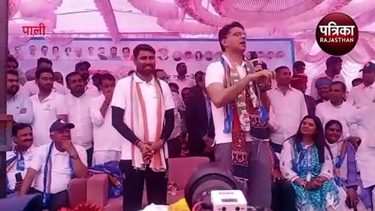 पाली में सचिन पायलट ने चलाई साइकिल, बोले : जनता...