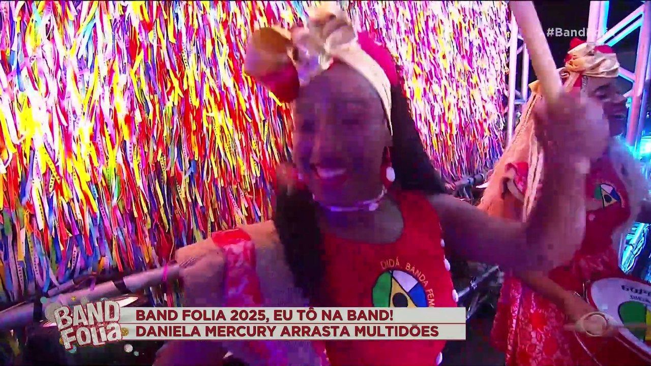 Daniela Mercury relembra elogio de Beth Carvalho: "Devolveu samba aos pés do Brasil" | Band Folia 2025