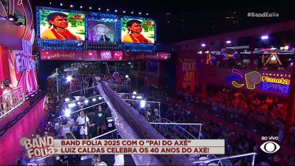 Luiz Caldas canta "Magia" e celebra 40 anos do axé em Salvador | Band Folia 2025