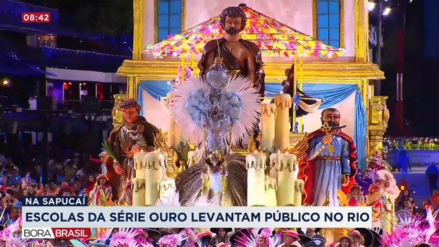 Carnaval do Rio: escolas de samba da Série Ouro levam o público na Sapucaí
