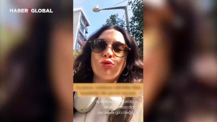 Aslıhan Gürbüz İstanbul'a geri döndü! Evinin önündeki manzaraya ateş püskürdü