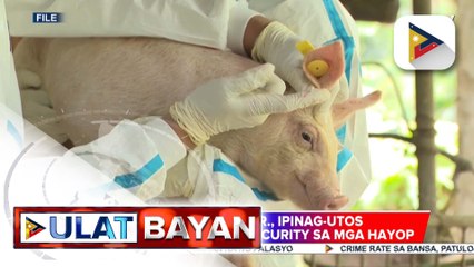 PBBM, ipinag-utos ang mahigpit na biosecurity sa mga hayop