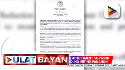Ilang LGU, nagpatupad ng adjustment sa pasok sa paaralan dahil sa tindi ng init ng panahon