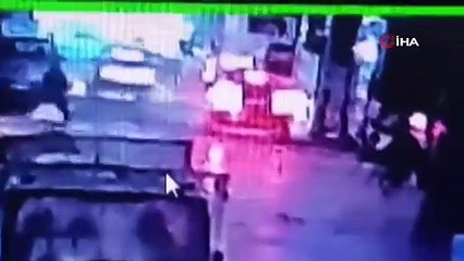 1 kişinin öldüğü trafik kazası kamerada