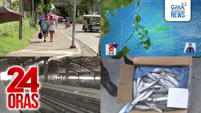 24 Oras: (Part 2) Suspensyon ng klase dahil sa pangambang mataas na heat index; lagay ng panahon; lagpas sa deadline dahil sa matagal na usad ng Unified Grand Central Station sa QC; puslit na isda mula China, atbp.