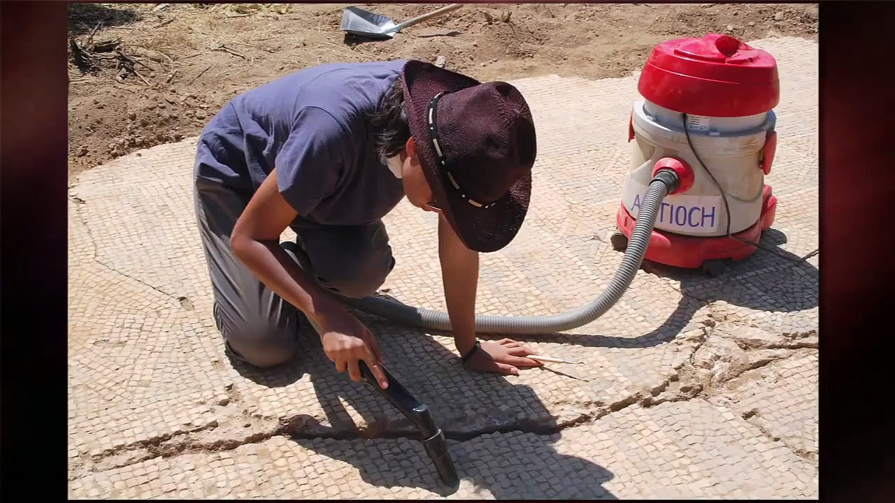Enormous Roman Mosaic In Turkey