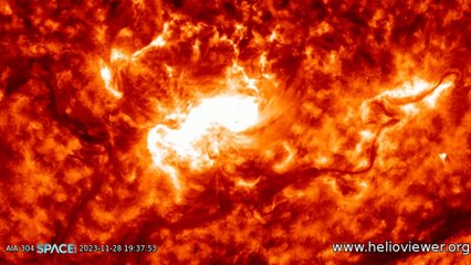 Sun Blasts Strong M9.8-Class Flare CME Earth-Directed