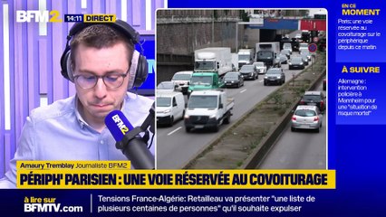 Voie réservée sur le périphérique parisien: David Belliard, adjoint à la maire de Paris, sur BFM2