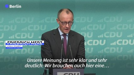 Merz: Bundeswehr-Personalstärke ist viel zu gering