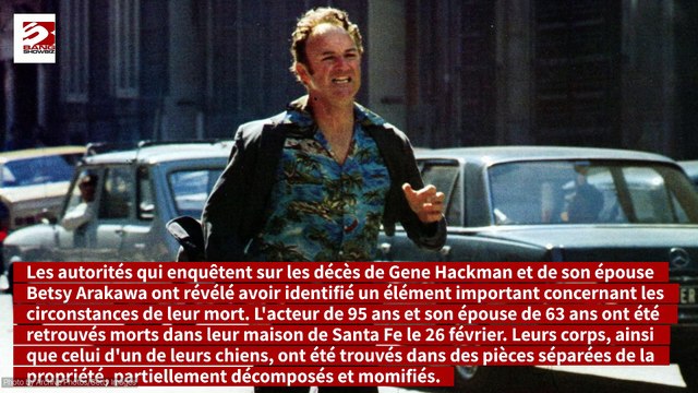Gene Hackman et sa femme Betsy seraient mort plus d'une semaine avant d'être découverts
