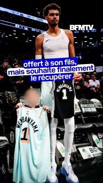 L'homme ayant vendu aux enchères le maillot offert par Victor Wembanyama à son fils, veut le récupérer