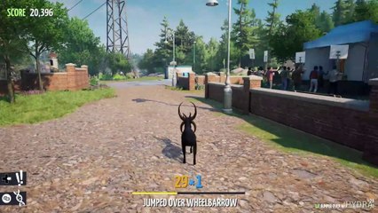 GOAT SIMULATOR REMASTERED Gameplay Walkthrough Part 1 - GOATVILLE! (PS5)