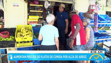 Aumentan precios de platos de comida por alza de arroz | El Despertador