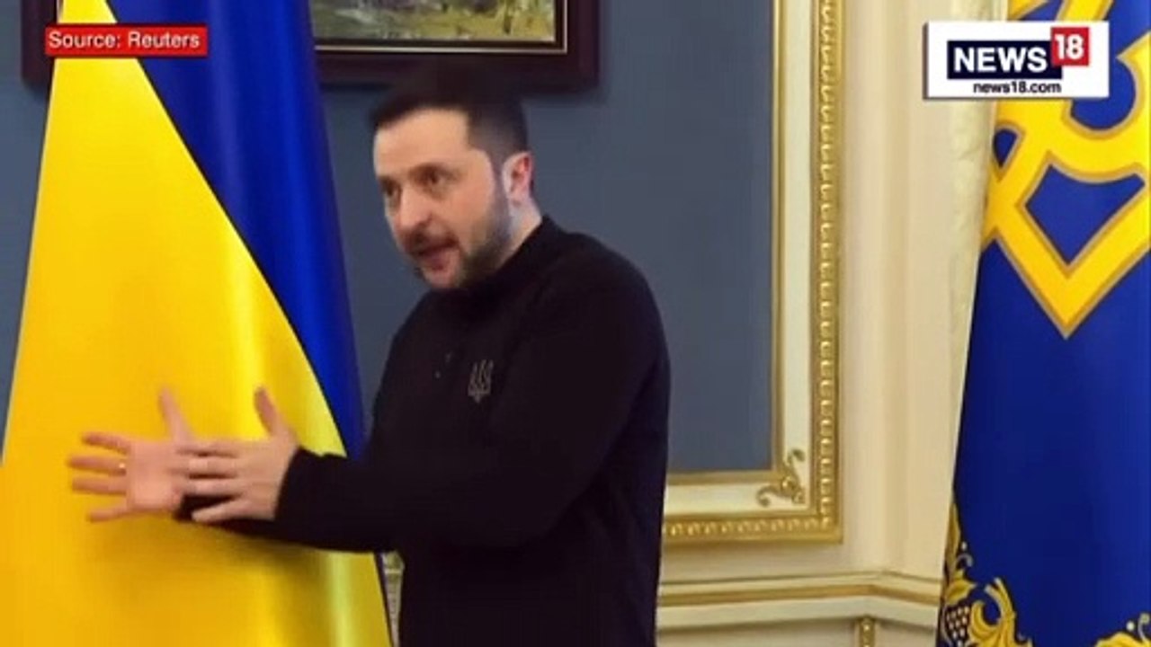 This is an interview with Zelensky before meeting with Trump