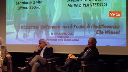 Liliana Segre: "Gli odiatori sono tantissimi e vigliacchi"