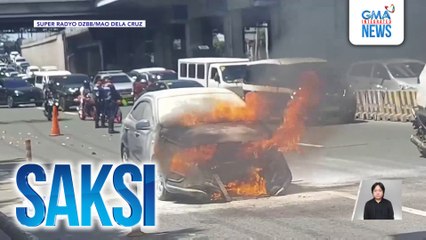 Kotse, nagliyab sa EDSA | Saksi