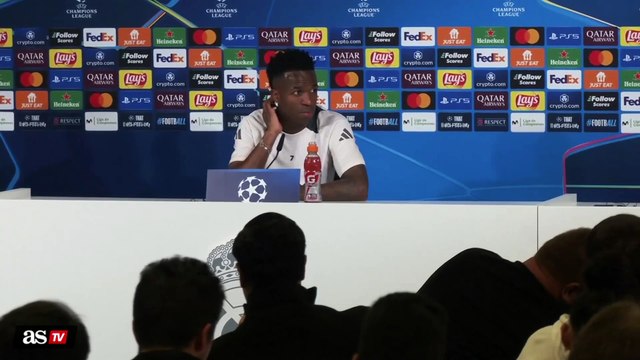 RUEDA de PRENSA COMPLETA de VINICIUS JR | PREVIA REAL MADRID vs ATLÉTICO de MADRID | CHAMPIONS LEAGUE