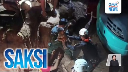 1-anyos na bata, naligtas matapos mahulog sa 9 metrong lalim na balon | Saksi