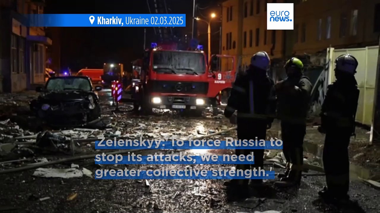Eight injured after Russia launches dozens of drones at Ukraine