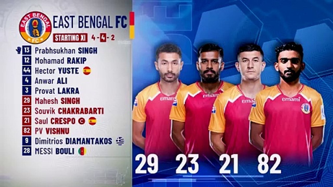 Match Highlights  East Bengal FC 1-1 Bengaluru FC  MW 25  ISL 2024-25 - chennaiyin vs northeast united