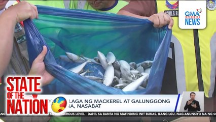 P200-M halaga ng Mackerel at Galunggong mula China, nasabat | SONA