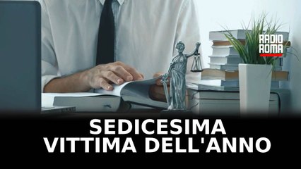 Sedicesima vittima dell’anno sul lavoro nel Lazio