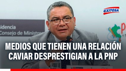 Santiváñez: "Existen medios que tienen relación caviar que se han preocupado por desprestigiar a la PNP"