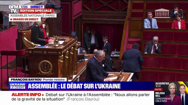Ukraine: François Bayrou évoque la “situation historique la plus grave” depuis “la fin de la Seconde Guerre mondiale”
