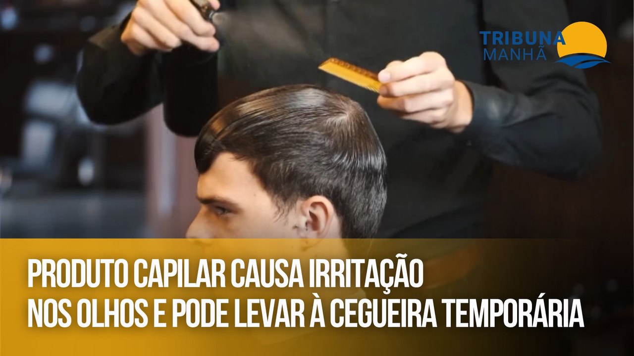 Produto capilar causa irritação nos olhos e pode levar à cegueira temporária