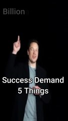 Elon Musk 5 Rules of Success #elonmuskmotivation #succesrules #sigmarule #billionaire