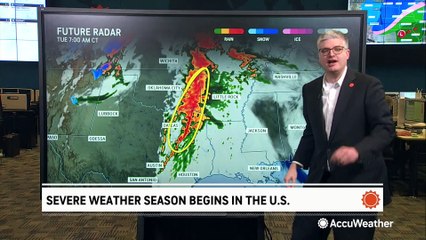 Severe weather season begins in the US