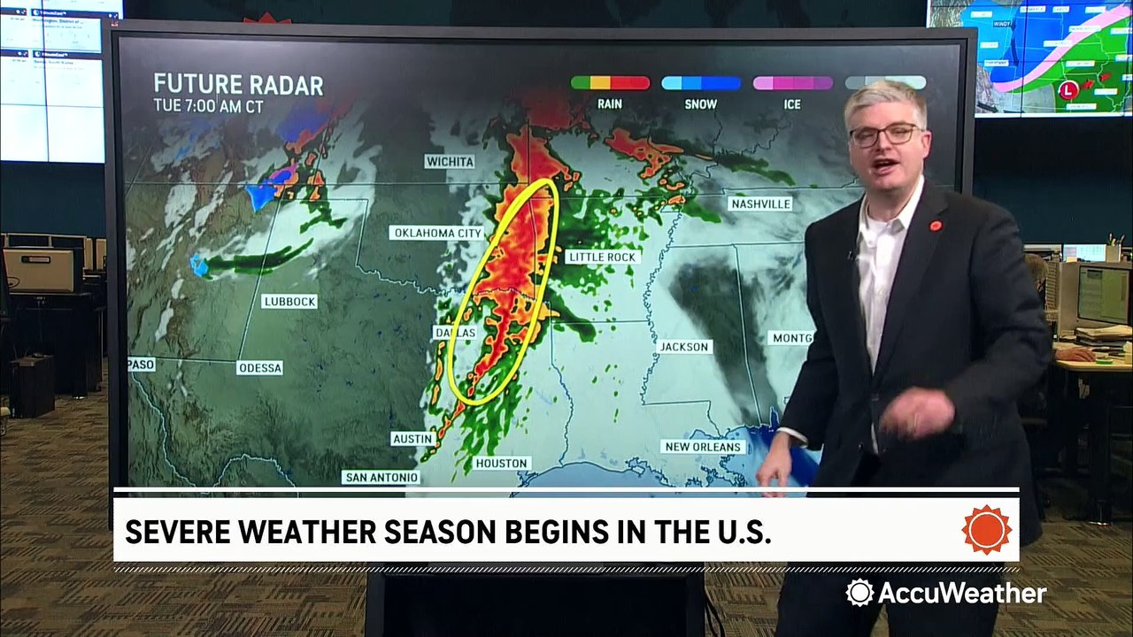 Severe weather season begins in the US - video Dailymotion